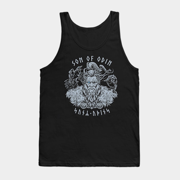 Son of Odin Tank Top by Blue Pagan